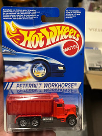1994 Hot Wheels PETERBILT WORKHORSE Dump Truck - IN SEALED CARD