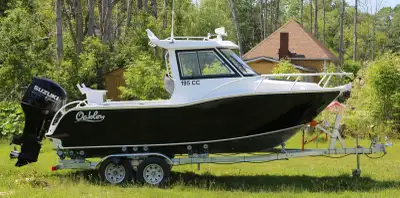 2024 Oakley Boat with Suzuki 150hp Outboard & Trailer. 19.5 feet, Welded Aluminum, Hard Top, with Cu...