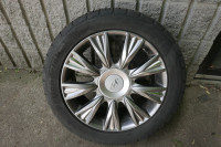 18 inch alloy wheels + all-season tires from Hyundai Genesis