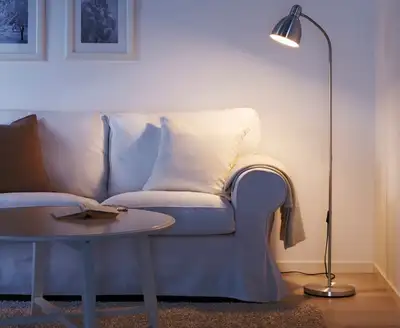 Silver Floor Lamp (set of 2) - Lersta, View more