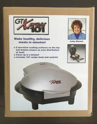 BRAND NEW IN BOX GT Xpress 101 Meal, Snack and Dessert Maker with accessories and Recipe Book - Make...