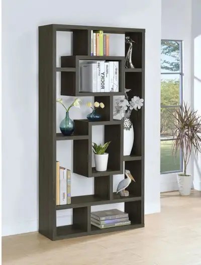 Ivor Geometric Bookcase, View more