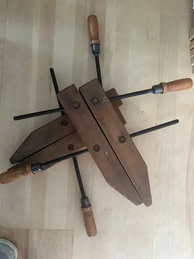Vintage Hand Screw Wood Clamps 14", View more