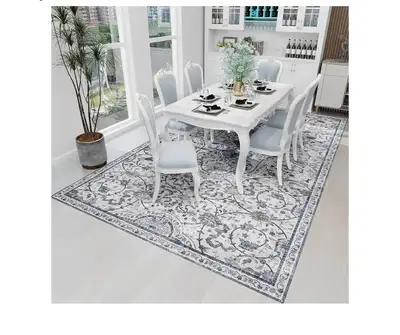 SALLOUS Floor Mat for Home, 5x8ft Waterproof Area Rug , View more
