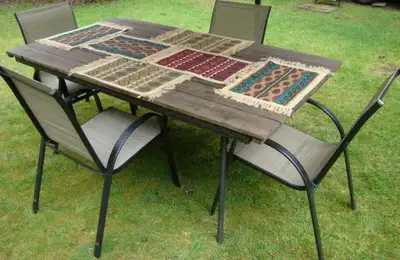 Patio Set with Cantilever Umbrella, View more