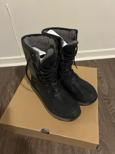 UGG Adirondack Boot III black shearling winter boots, View more