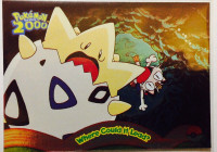 Pokemon Topps 2000 movie card# 2 rare Foil Where Could It Lead?