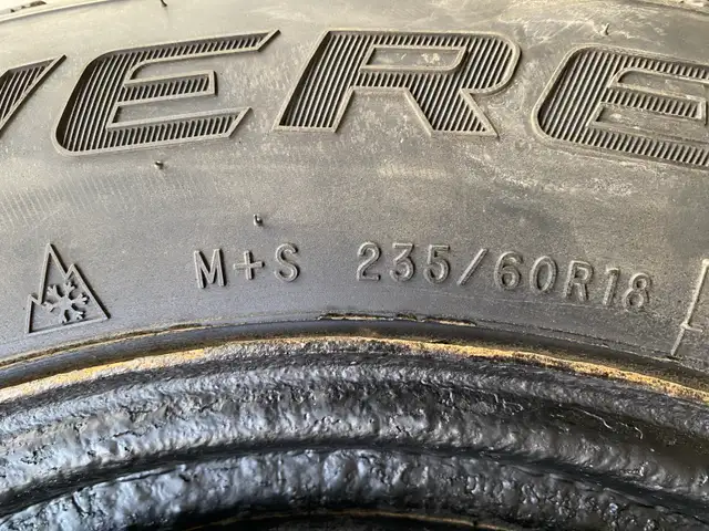 Used Winter Tires on Steel Rims (235/60R18) in Tires & Rims in Peterborough - Image 5