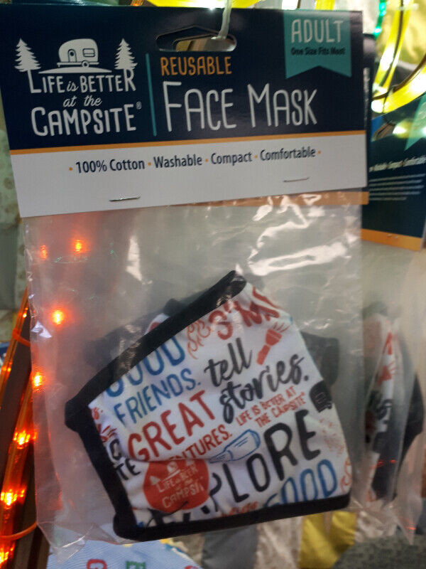 Life is Better at the Campsite Adult Face Mask helps prevent in Health & Special Needs in North Bay