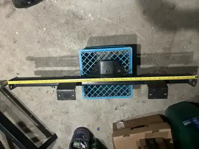 Trailer hitch Don't know what it's from included measurements in pictures. Will remove when gone