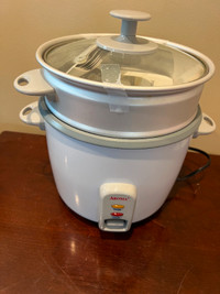 One-Touch 7 Cup Rice Cooker and Food Steamer
