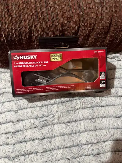 Husky 7-inch Tools Adjustable Block Plane, View more