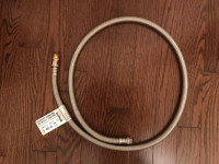 4’ Braided dishwasher supply hose