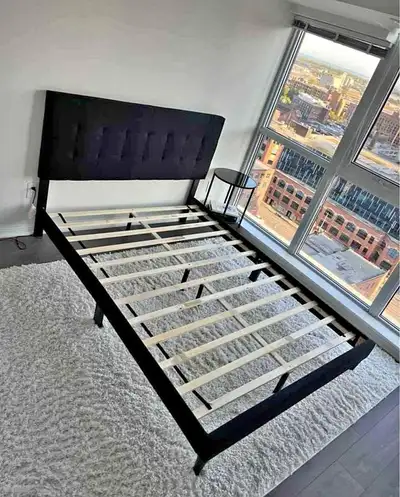 Never Used !! Queen Mattress & Bed Frame !! Cash on Delivery, View more