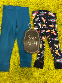 2 pairs H and M boys PJ pants  - fits 2-4 years