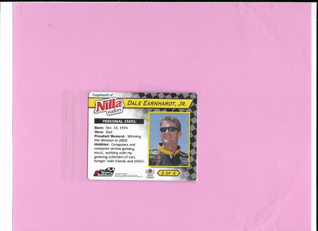 NASCAR Collectibles: Nabisco NASCAR cards (2002 & 2005) in Arts & Collectibles in Bedford - Image 2