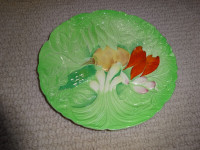 Royal Winton plate  with beautiful raised  design of vegies  ++