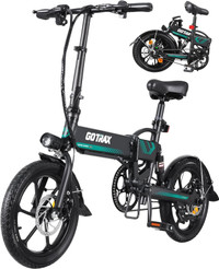 GoTrax EBE1/E01 350W Foldable Electric City Bike with up to 45km