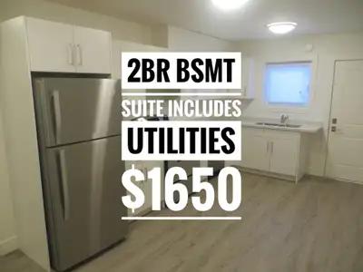 700sqft - 2Br Basement Suite - Available August 1st *NO LIVING ROOM* *Basement Suite situated in Upp...