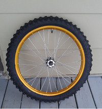 Mountain Bike Front Wheel  (w/ 10G spokes)