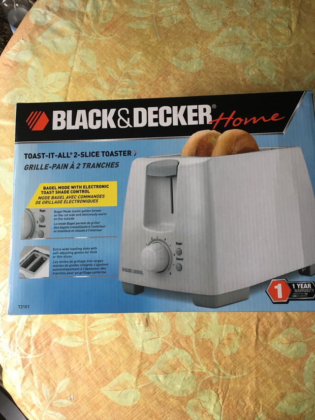 Black & Decker 2-Slice Toaster in Toasters & Toaster Ovens in Mississauga / Peel Region
