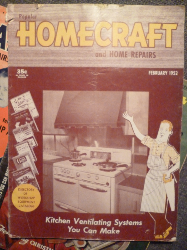 Popular Homecraft & Home Repair magazines x 3 from 1952 in Arts & Collectibles in Peterborough - Image 2