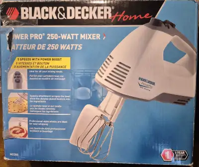 Black & Decker Power Pro 250w Hand Mixer - MX300, View more