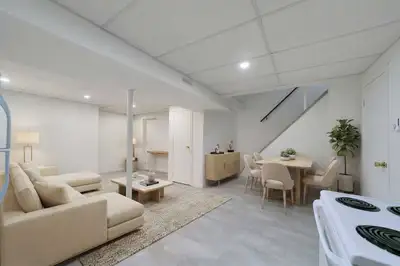 Bright and clean 2-bedroom basement apartment available in Newmarket near the Aurora border. Feature...