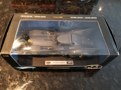 Rare R1794 Hot Wheels Elite 1989 Movie Batmobile Batman Tim Burton Michael Keaton Jack Nicholson ERT...