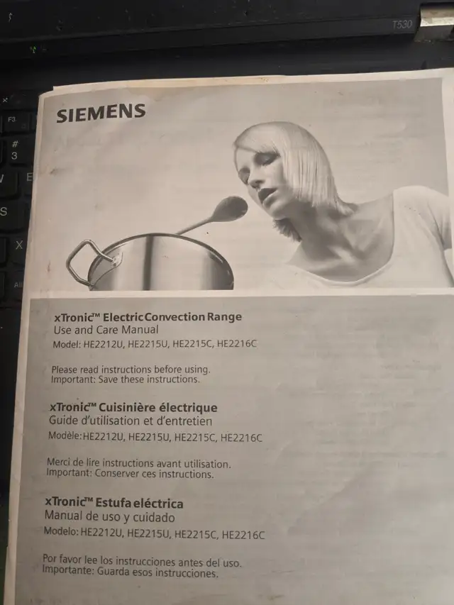 Siemens X TronicElectric  Convection Range With Rotisserie Insid in Stoves, Ovens & Ranges in Bedford - Image 4