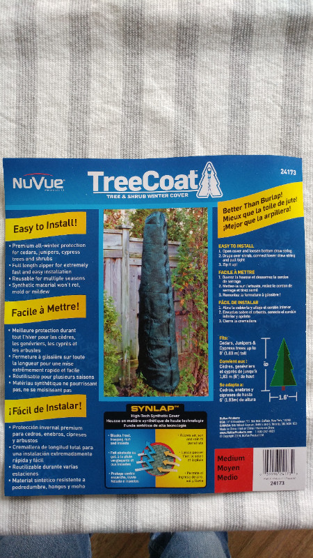 Housse Protection Cèdre 6 pieds dans Plantes, engrais et terreaux  à Longueuil/Rive Sud
