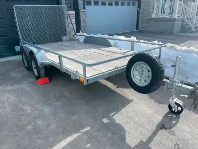 6’ X 12’ Utility Trailer for rent -13 inch tires -you can load up to 2000lbs into the trailer -steel...