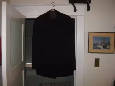 Black 2 piece Tip Top Club International 42/44 tall Pants 35? waist 90% wool $75 Henley by Tip Top p...