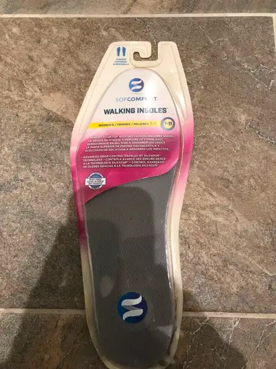 Gel memory foam walking insoles for shoes, View more