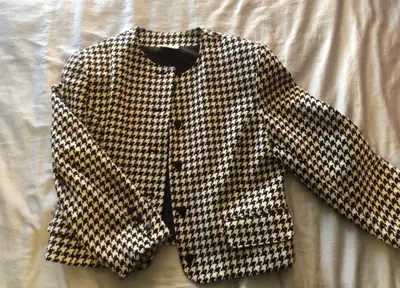 Ladies Houndstooth Wool Jacket, View more