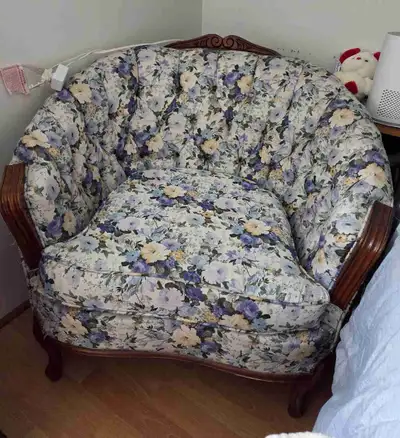 Love seat in a chair., View more