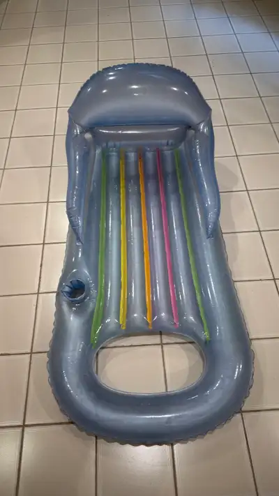 Pool Float Bundle – Inflatable Lounge Chair + Foam Floating Mat, View more