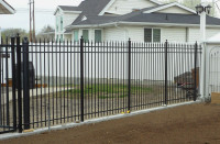 Aluminum fence 48" tall, 60" , 72", all season paint, post, hard