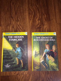 Two Nancy Drew Mystery Stories books Flashlight Series