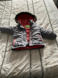 Manteau d'hiver pour fillette 24 mois