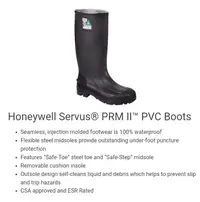 SCA Approved Steel Toe Rubber boots