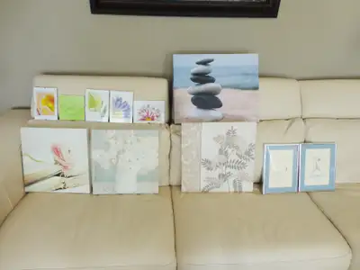 Variety of Home Decor Wall Framed Art Pictures all priced below, View more