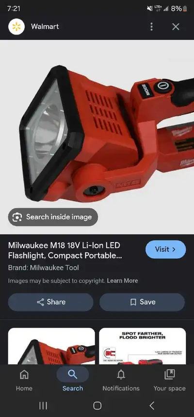 M18 flashlight, View more