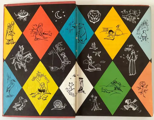 Antiquity 1960 Schoolbook Reading textbook for 4th grade students63417655217537122