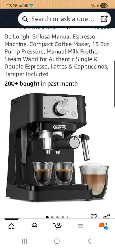 DeLonghi Espresso Maker, View more