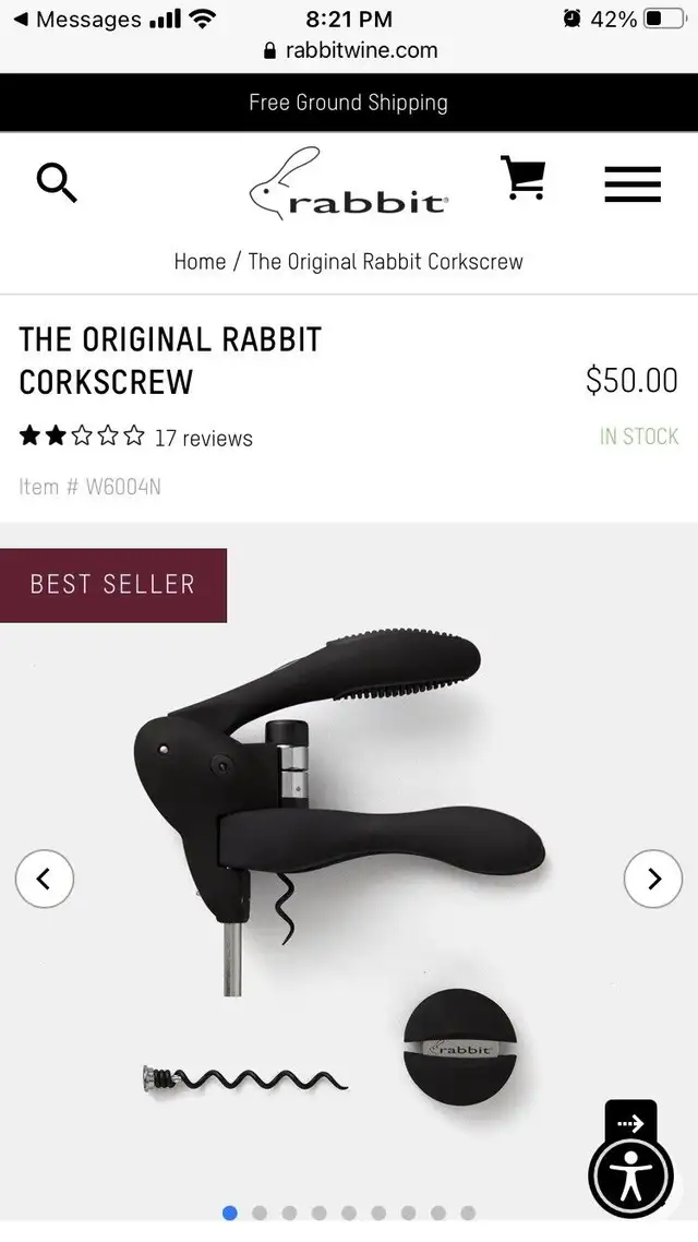 The Original  Rabbit Corkscrew64694952595585122