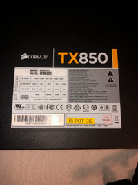 Corsair TX850 Power Supply