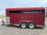 1990 charmac horse trailer w/ tack room
