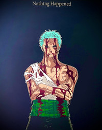 Custom Zoro Painting for Sale