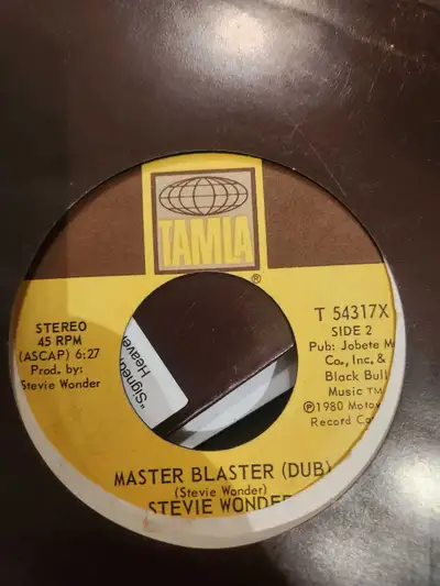 STEVIE WONDER Master Blaste 45 7" FUNK SOUL Record Vinyl, View more